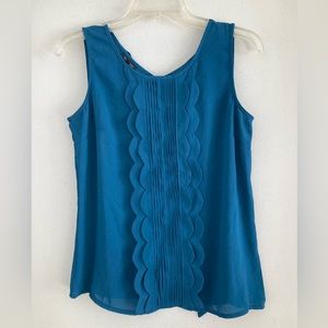 Talbots Ruffle Front Blouse